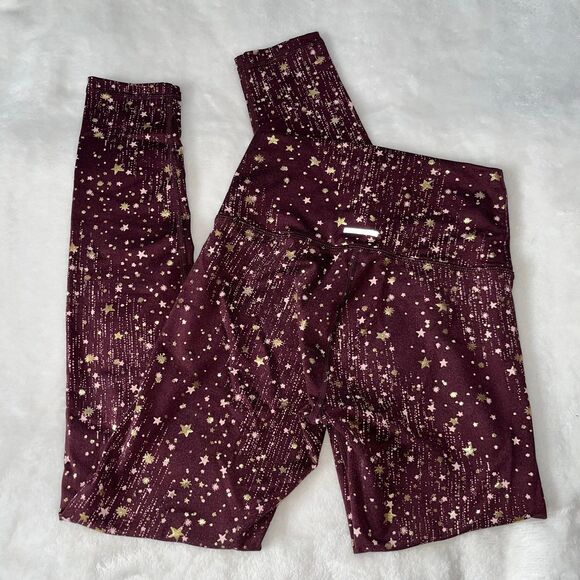 Aerie maroon high rise full length legging - Picture 1 of 6